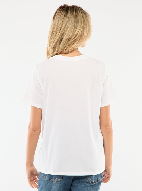 T-shirt de amamentação estampado de manga curta - Kiabi