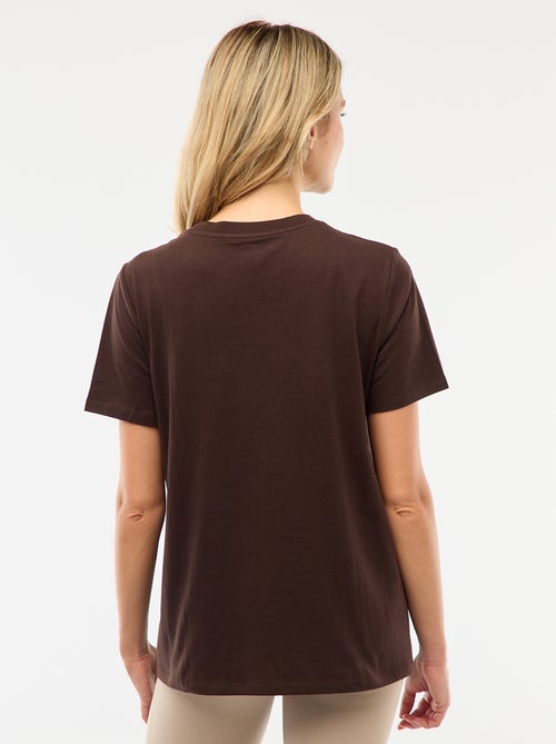 T-shirt de amamentação estampado de manga curta - Kiabi