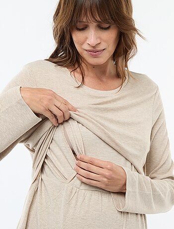 T-shirt de amamentação liso