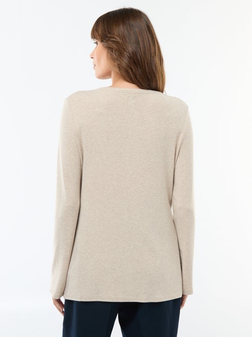 T-shirt de amamentação liso - Kiabi