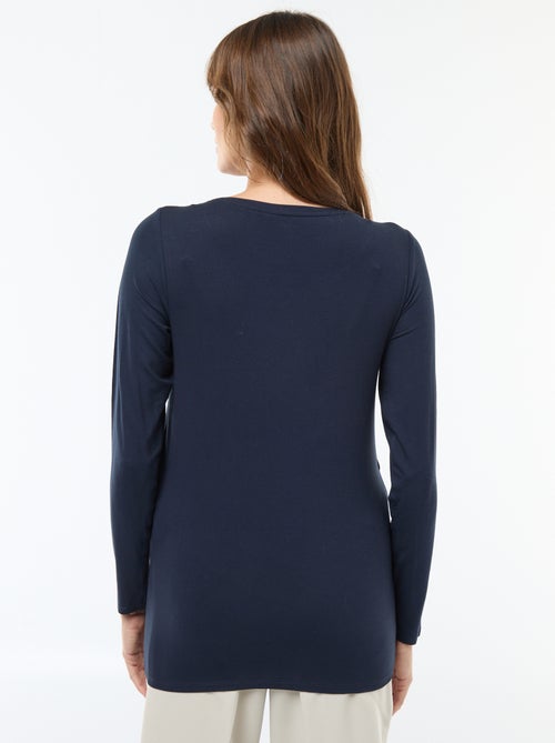 T-shirt de amamentação mesclado - Kiabi