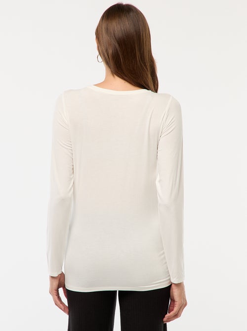 T-shirt de amamentação mesclado - Kiabi