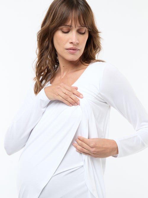 T-shirt de amamentação mesclado - Kiabi