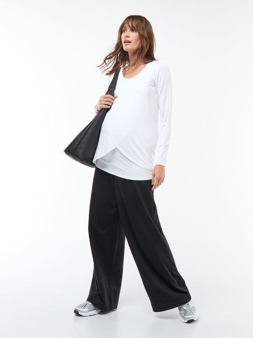 T-shirt de amamentação mesclado - Kiabi