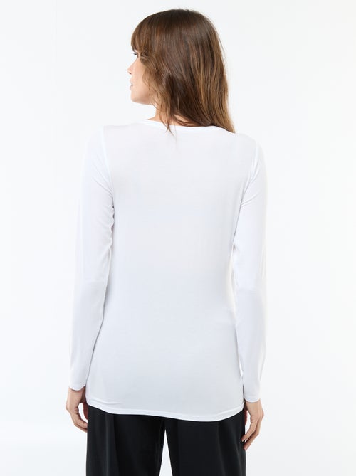 T-shirt de amamentação mesclado - Kiabi