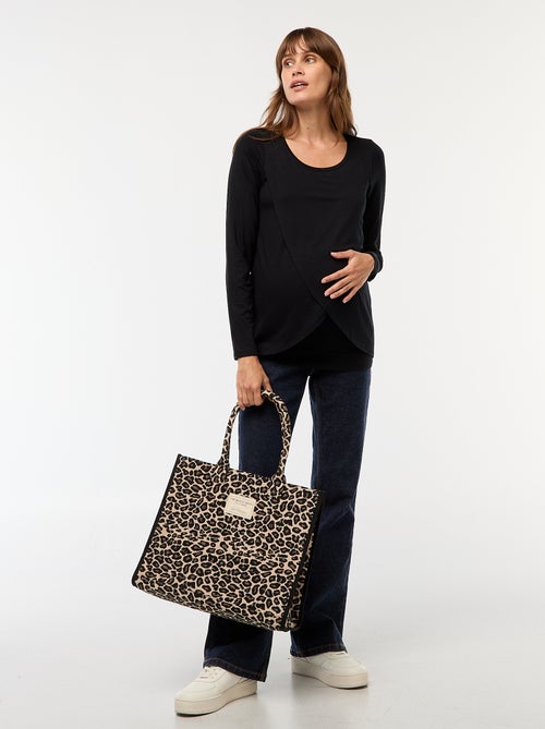 T-shirt de amamentação mesclado - Kiabi