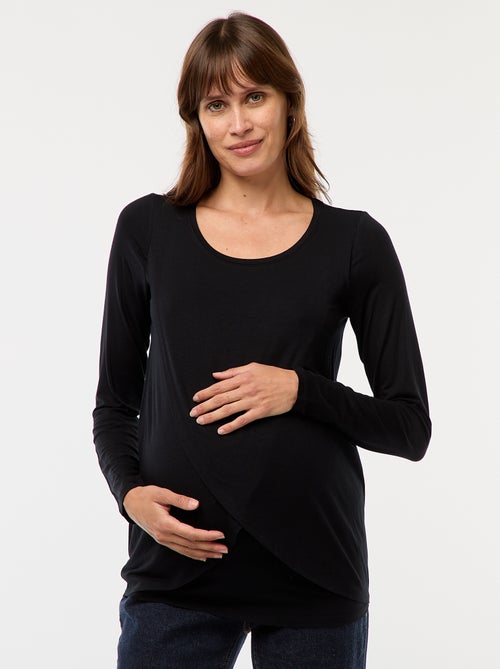 T-shirt de amamentação mesclado - Kiabi