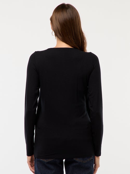 T-shirt de amamentação mesclado - Kiabi