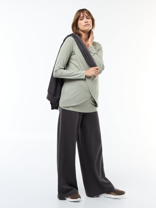 T-shirt de amamentação mesclado - Kiabi