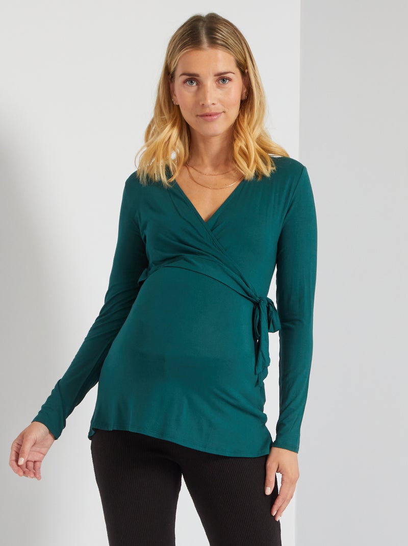 T-shirt de amamentação VERDE - Kiabi