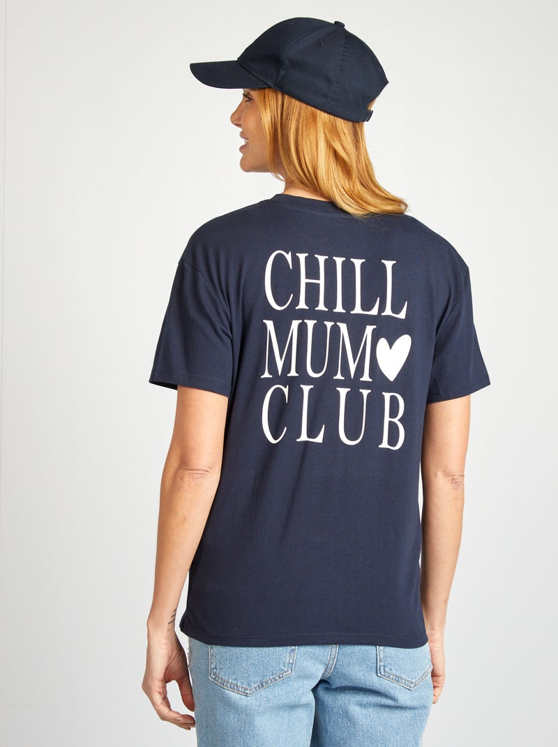 T-shirt de amamentar com estampado BRANCO - Kiabi