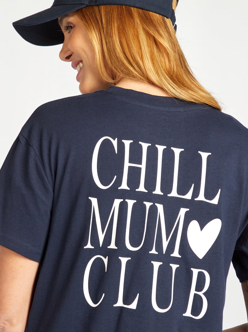 T-shirt de amamentar com estampado BRANCO - Kiabi