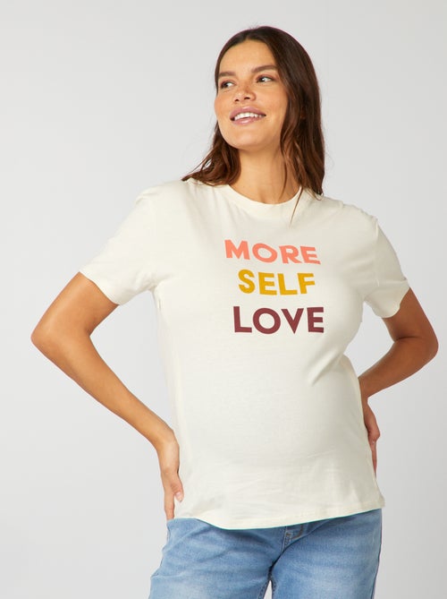 T-shirt de amamentar com estampado - Kiabi