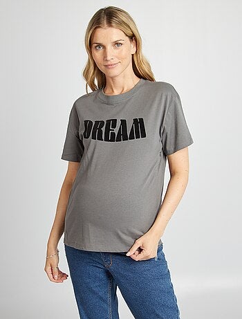 T-shirt de amamentar com estampado