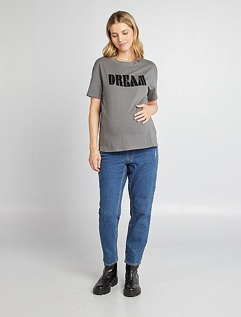 T-shirt de amamentar com estampado