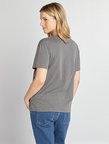 T-shirt de amamentar com estampado