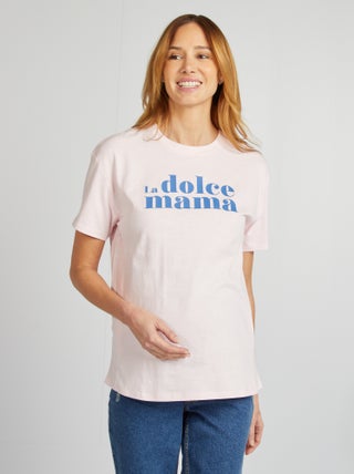T-shirt de amamentar com estampado