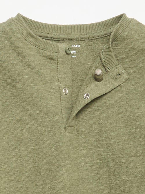 T-shirt de Baby Terry de manga comprida - Kiabi T-shirt de Baby Terry de manga comprida - Kiabi