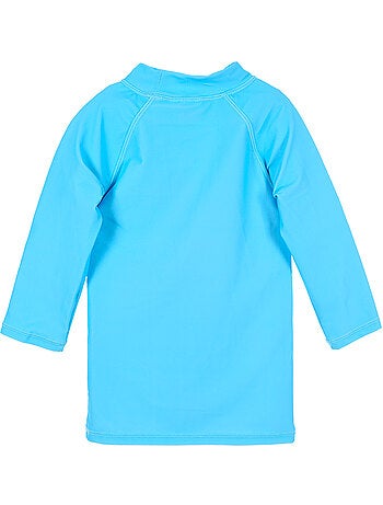 T-shirt de banho anti-uv spider-man azul menino | licença oficial
