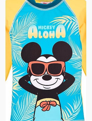 T-shirt de banho mickey mouse menino | licença oficial