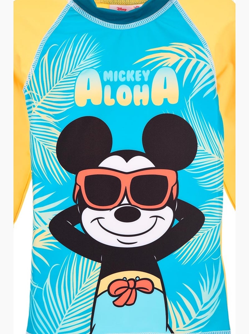 T-shirt de banho mickey mouse menino | licença oficial Amarelo - Kiabi