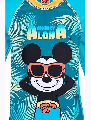 T-shirt de banho mickey mouse menino | licença oficial