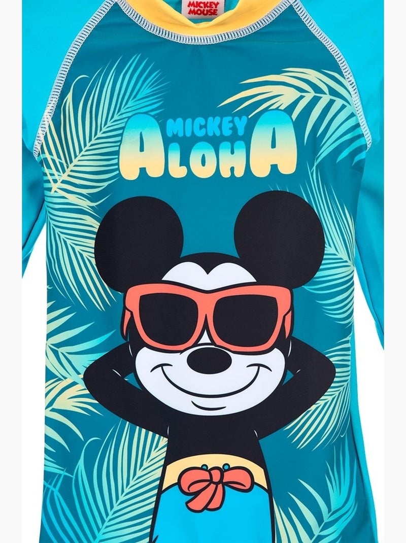 T-shirt de banho mickey mouse menino | licença oficial Azul - Kiabi