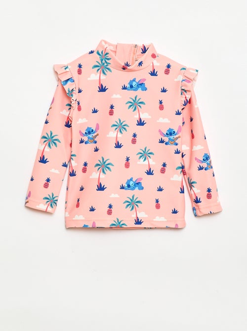 T-shirt de banho 'Stitch' 'Disney' com folhos - Kiabi