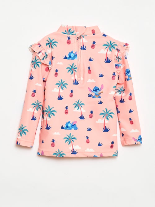 T-shirt de banho 'Stitch' 'Disney' com folhos - Kiabi