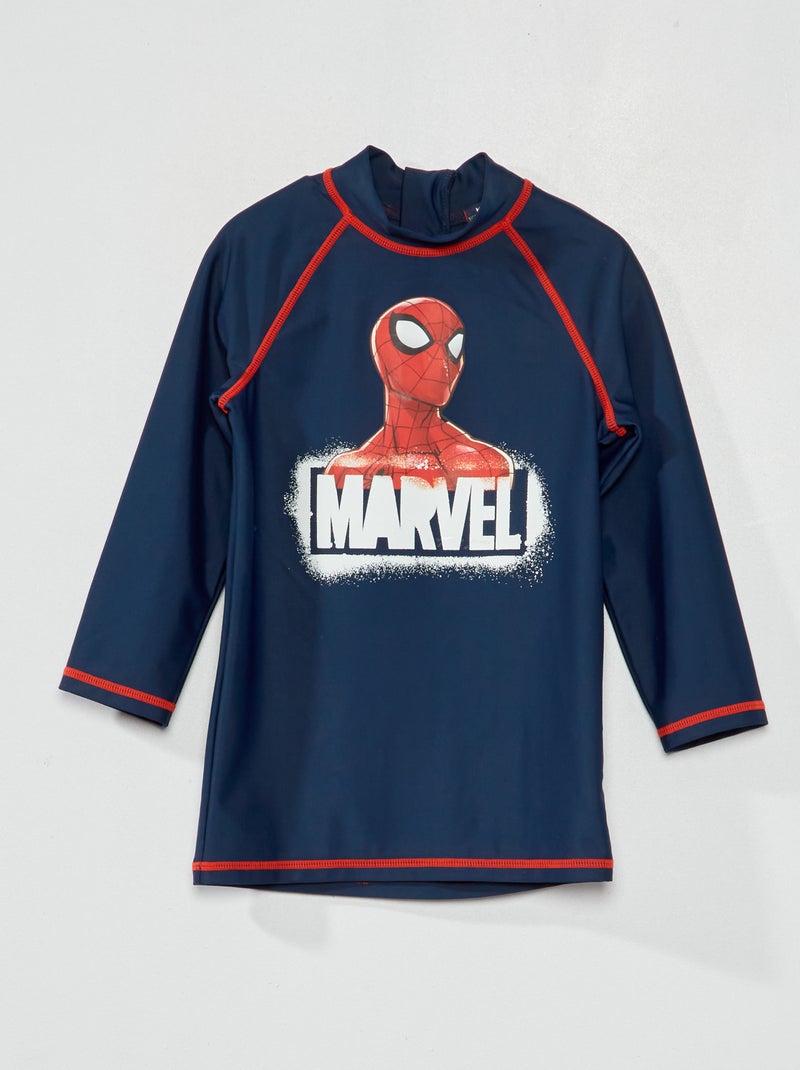 T-shirt de banho UV 'Homem-aranha' AZUL - Kiabi