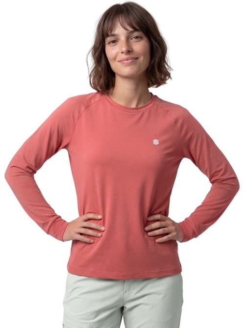 T-shirt de caminhada manga comprida mulher - Kiabi