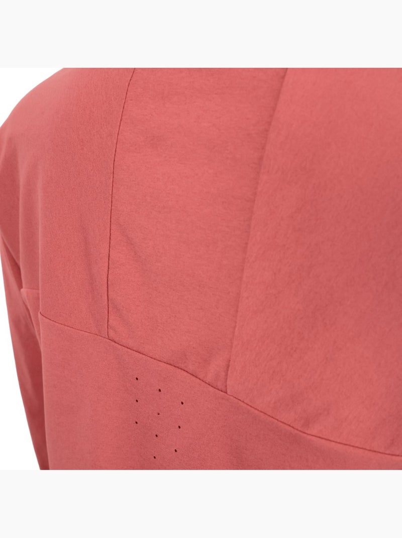 T-shirt de caminhada manga comprida mulher Vermelho - Kiabi