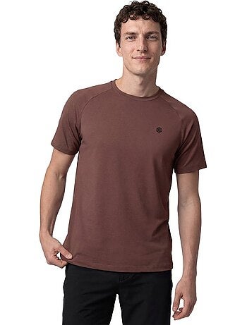 T-shirt de caminhada manga curta homem