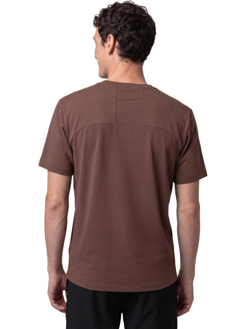 T-shirt de caminhada manga curta homem Castanho - Kiabi