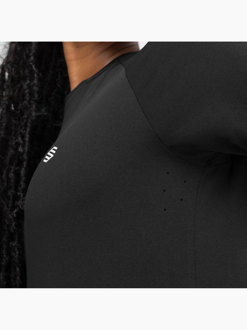 T-shirt de caminhada para mulher Preto - Kiabi