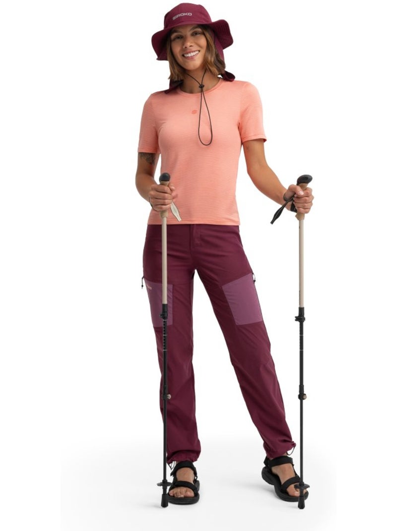 T-shirt de caminhada para mulher Rosa - Kiabi