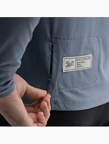 T-shirt de ciclismo gravel de manga comprida para homem