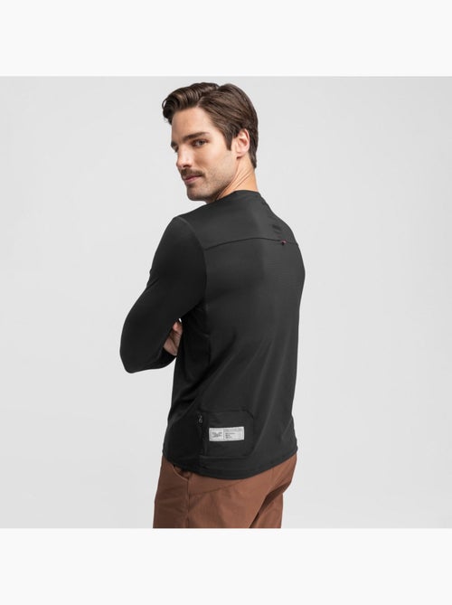 T-shirt de ciclismo gravel de manga comprida para homem - Kiabi