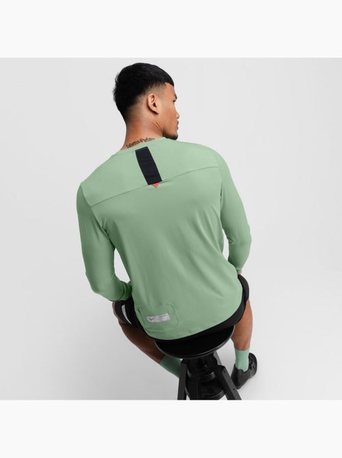 T-shirt de ciclismo gravel de manga comprida para homem - Kiabi