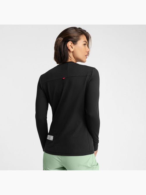 T-shirt de ciclismo gravel de manga comprida para mulher - Kiabi