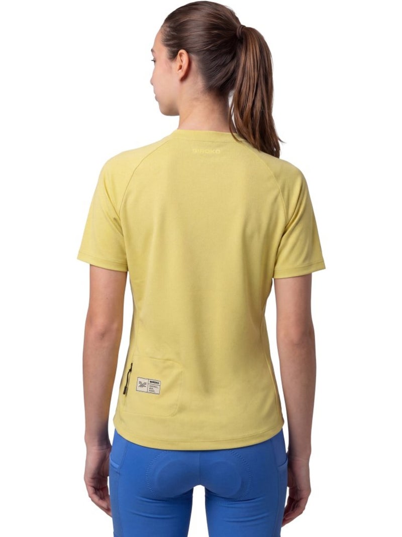 T-shirt de ciclismo gravel mulher Verde - Kiabi