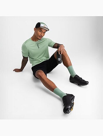 T-shirt de ciclismo gravel para homem