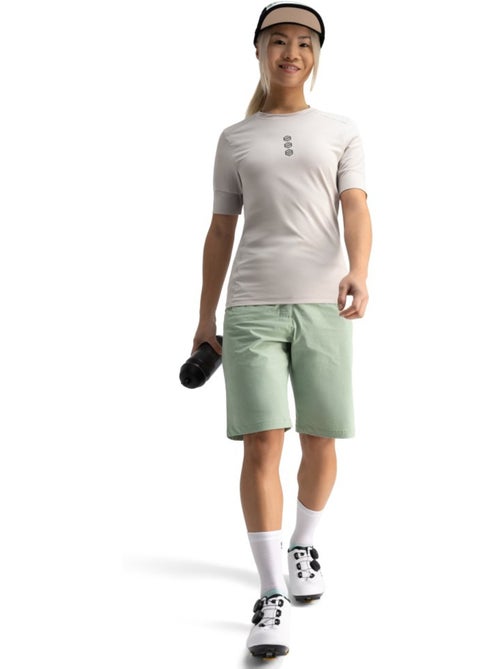 T-shirt de ciclismo gravel para mulher - Kiabi
