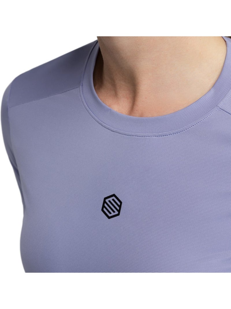T-shirt de ciclismo gravel para mulher Roxo - Kiabi