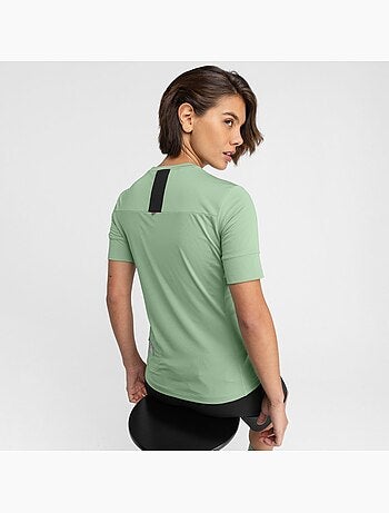 T-shirt de ciclismo gravel para mulher
