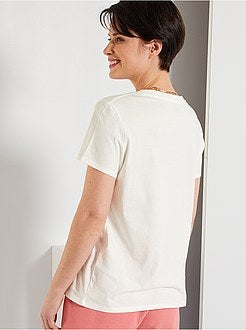 T-shirt de conceção ecológica 'amour' - Kiabi