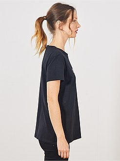 T-shirt de conceção ecológica com estampado - Kiabi