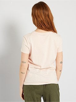 T-shirt de conceção ecológica estampada - Kiabi