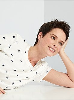 T-shirt de conceção ecológica 'pássaros' - Kiabi