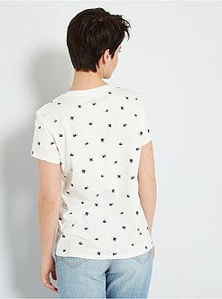 T-shirt de conceção ecológica 'pássaros' - Kiabi